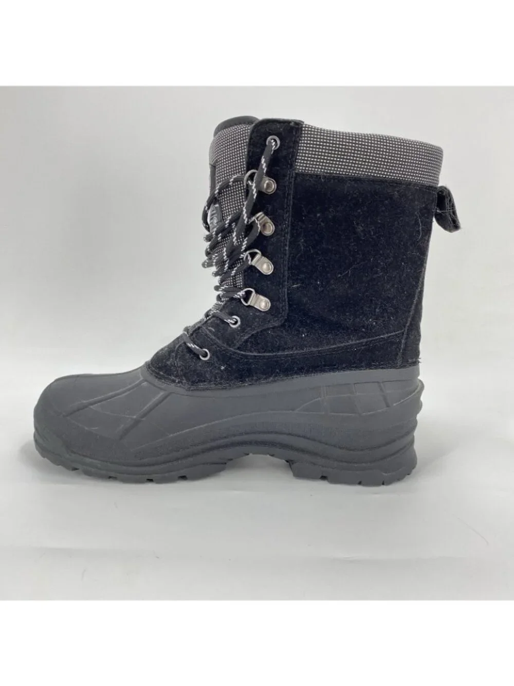 Tamarack Black Snow Winter Boots Thinsulate Water Resistant 200g Mens 9